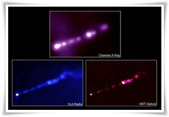 promieniowanie, synchrotronowe,m87