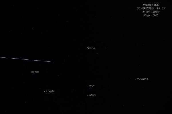 Przelot ISS 30.09.2018