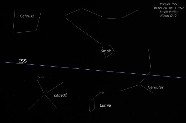 Przelot ISS 30.09.2018