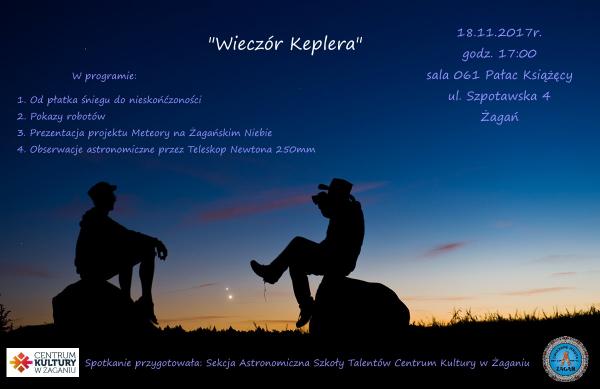 Plakat Wieczoru Keplera 2017