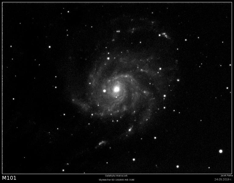 M101 Galaktyka Wiatraczek