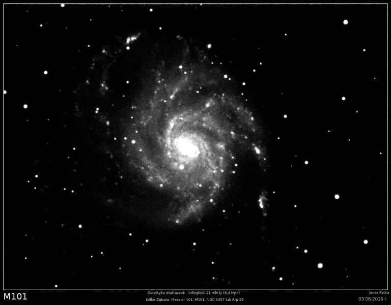 M101 Galaktyka Wiatraczek