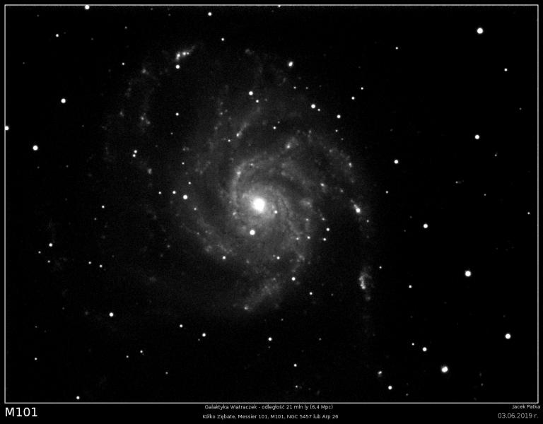 M101 Galaktyka Wiatraczek